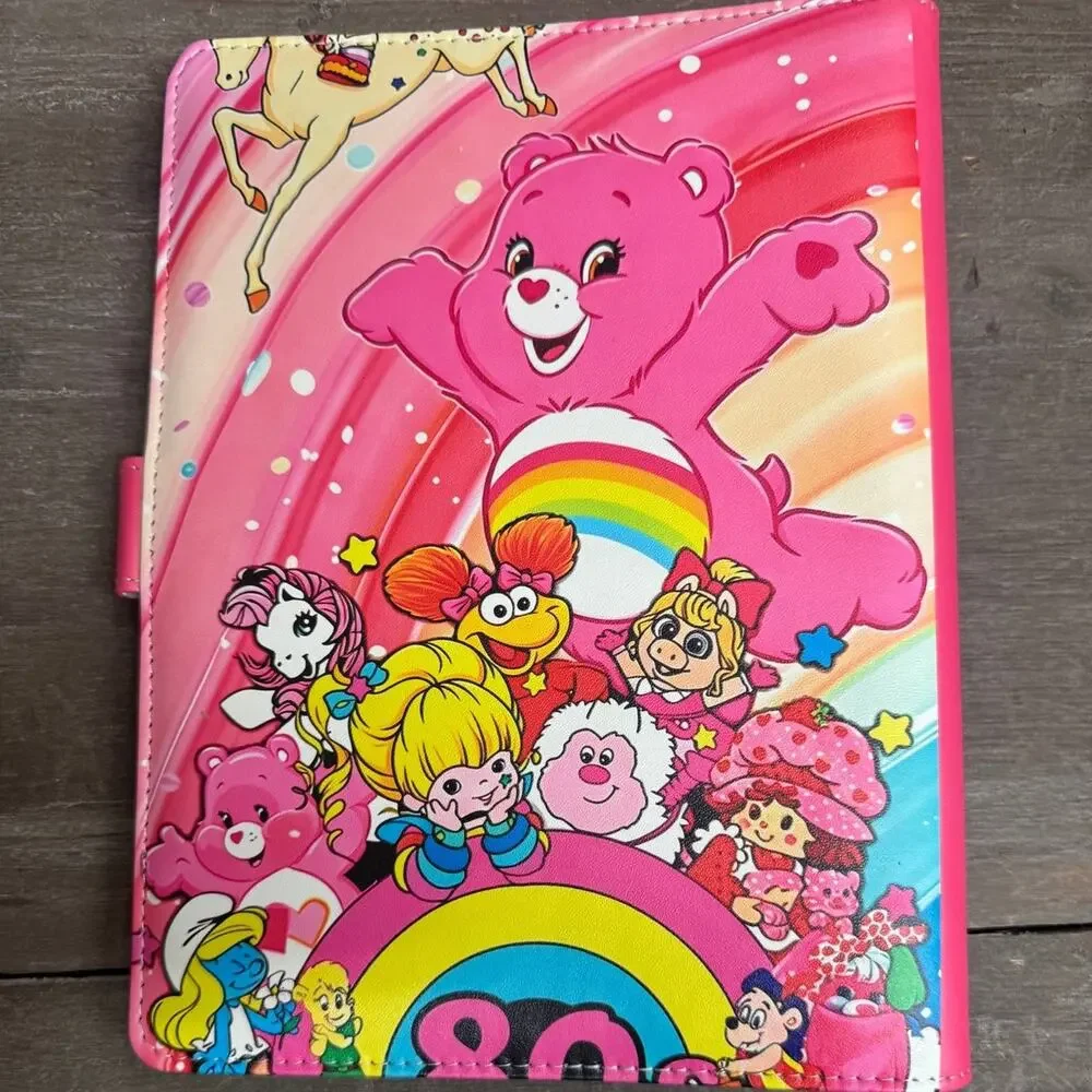 80’s cartoon characters A5 6 ring binder with matching paper